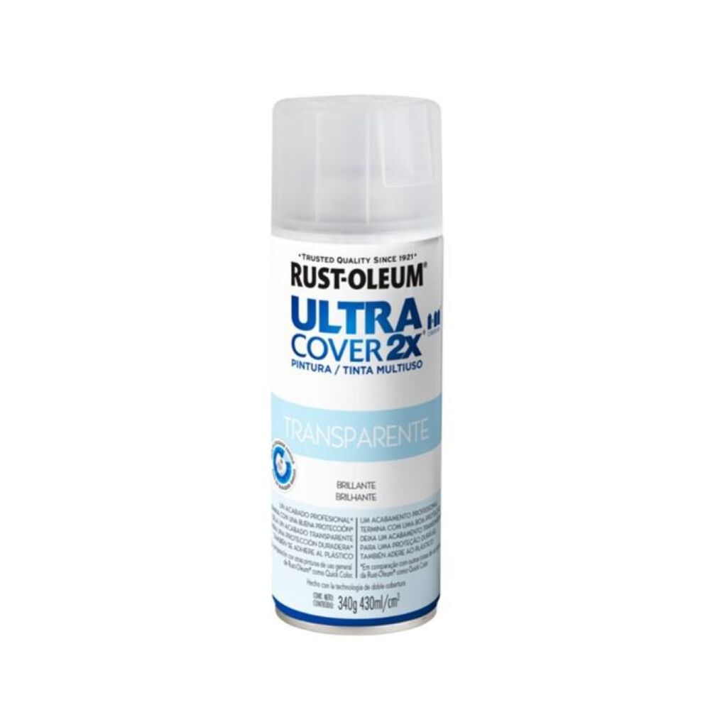 Spray Aerosol Ultra Cover 2x Transparente Brill. Rust Oleum image number 0.0